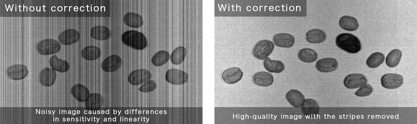 Image correction comparison